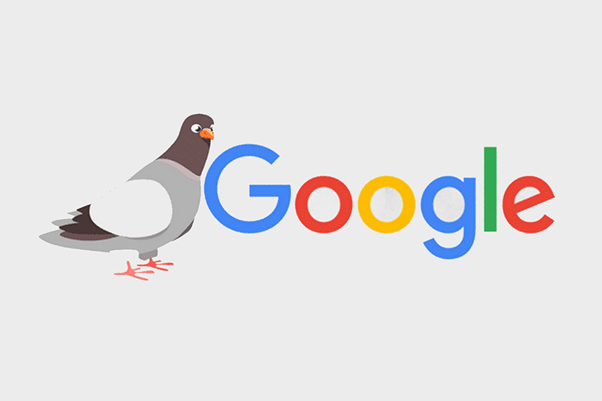 الگوریتم کبوتر : الگوریتم جستجوی محلی گوگل